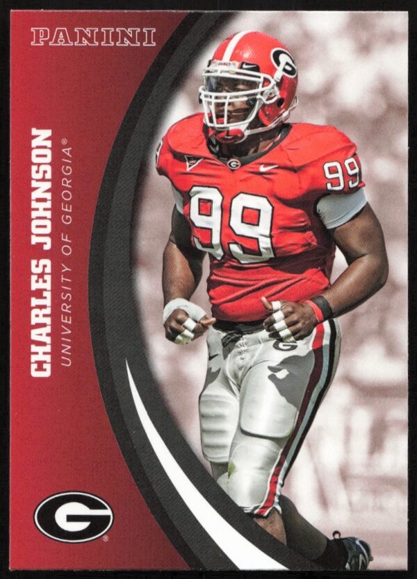 Charles Johnson 2015 Georgia Bulldogs football card #15 by Panini.
