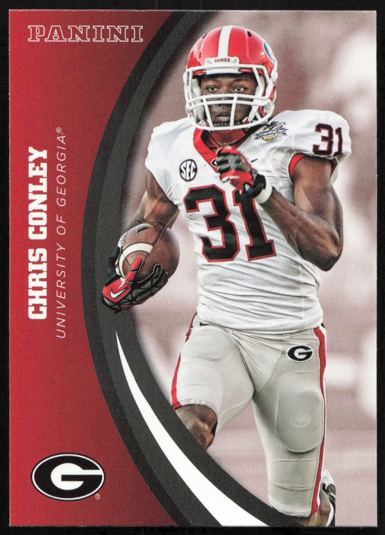 Chris Conley 2015 Georgia Bulldogs Panini Card #17 Front View