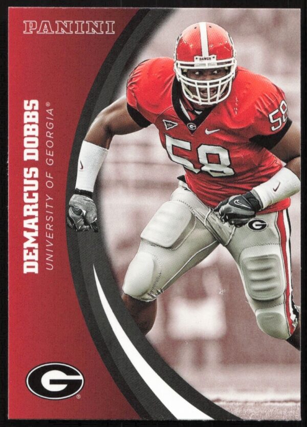 Georgia Bulldogs Demarcus Dobbs 2015 Panini football card front view #24.