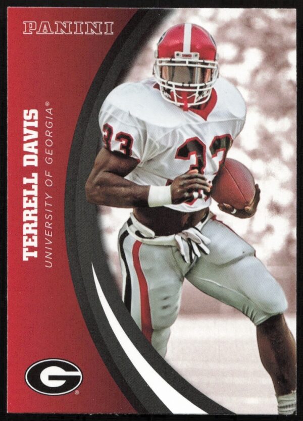 2015 Panini Card: Terrell Davis, Georgia Bulldogs Jersey #16