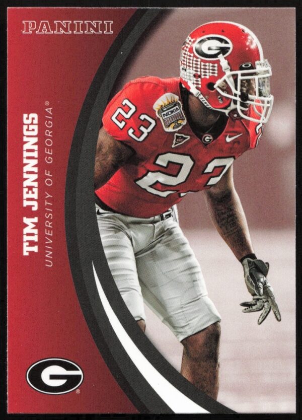 Tim Jennings 2015 Panini Card, Georgia Bulldogs #28, Front View