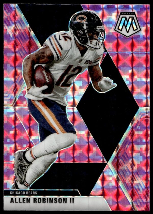 Allen Robinson II Pink Camo Prizm Card Front - 2020 Panini Mosaic #44.