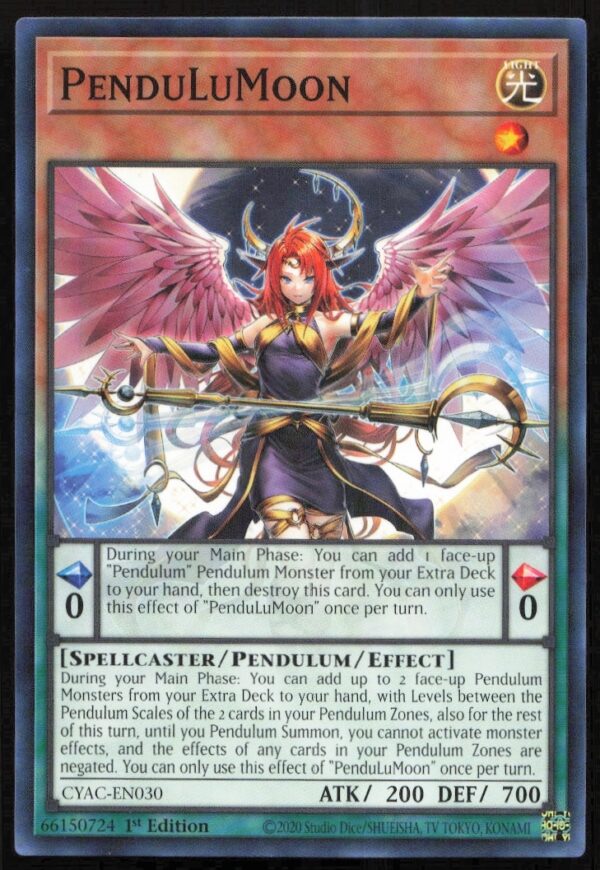 Yu-Gi-Oh! 2020 Cyberstorm Access 1st Edition Pendulumoon Card Front View #CYAC-EN030.