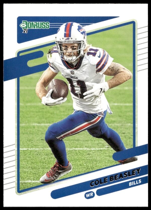 Cole Beasley 2021 Donruss Card #230, Buffalo Bills Action Pose, Wide Receiver.