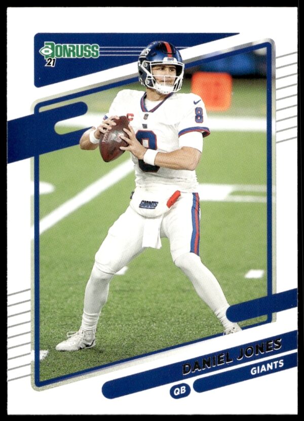Daniel Jones 2021 Donruss Football Card #78 Front View NFL Quarterback