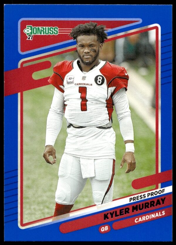 Kyler Murray 2021 Donruss Red Press Proof Card Front #245.