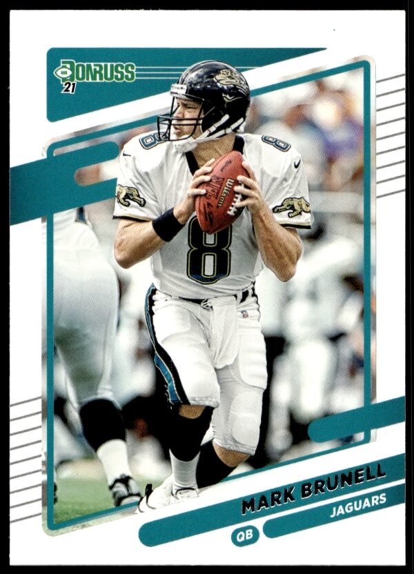Mark Brunell Donruss Football Card 2021 #137 Front View.