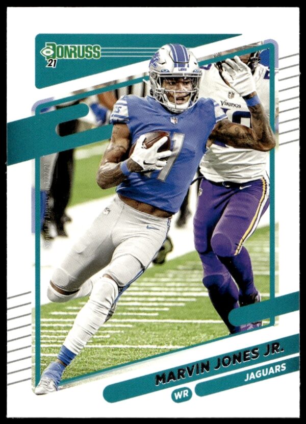 Donruss 2021 Marvin Jones Jr. Football Card #174 in Jaguars Uniform.