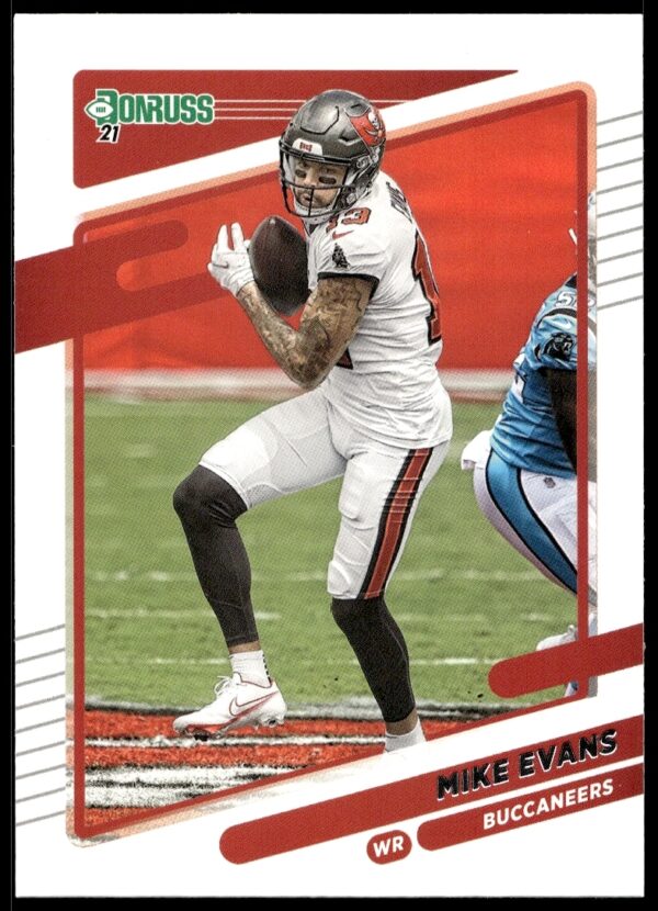 2021 Donruss Mike Evans #101, Tampa Bay Buccaneers WR, football card front image.