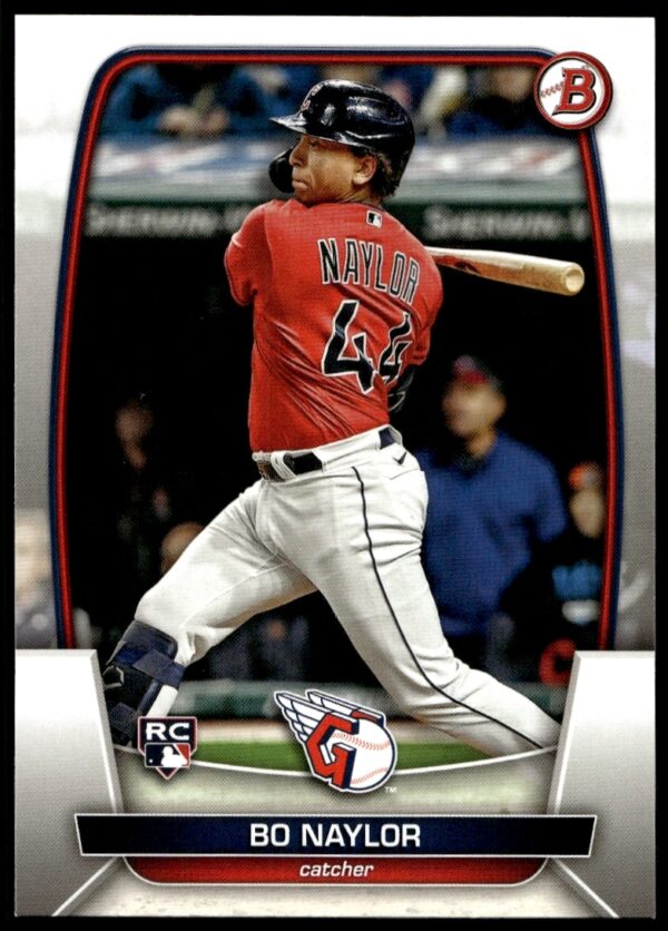 Bo Naylor 2023 Bowman Card #60 Front - Baseball Card Image.