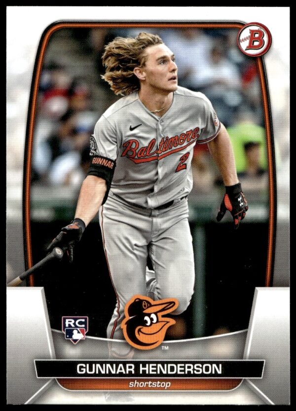 Gunnar Henderson 2023 Bowman Baseball Card #65 Front Image