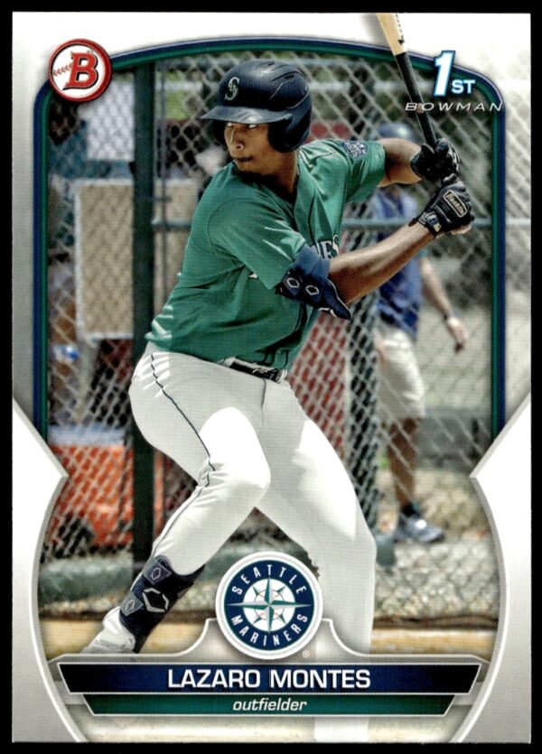 Lazaro Montes 2023 Bowman Rookie Card #BP-58 Front View