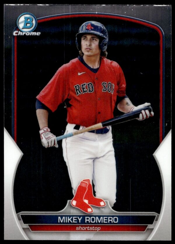 Mikey Romero 2023 Bowman Prospects Card #BP-69 Front – Baseball Rising Star