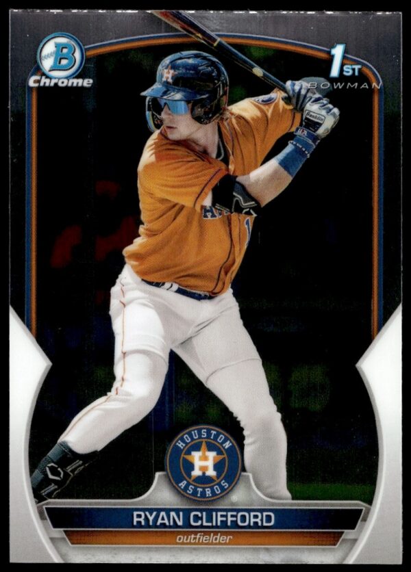 Ryan Clifford 2023 Bowman Chrome Prospects Card Front #BCP-10 Highlights Bowman Collectible Series.