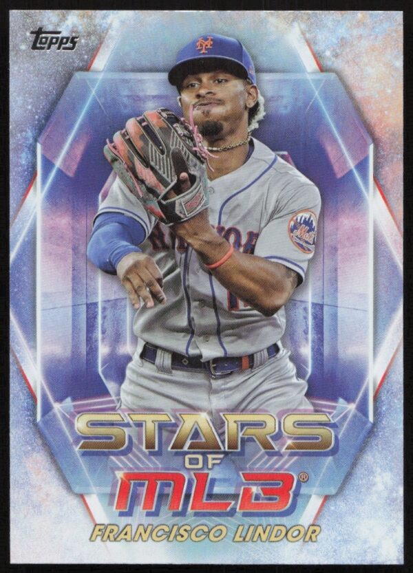 2023 Francisco Lindor MLB Star Card: Topps Series 1 #SMLB-28 Baseball Trading Card