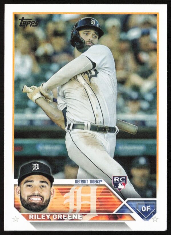 Riley Greene 2023 Topps Series 1 Baseball Card #31 Front in Detroit Tigers Uniform