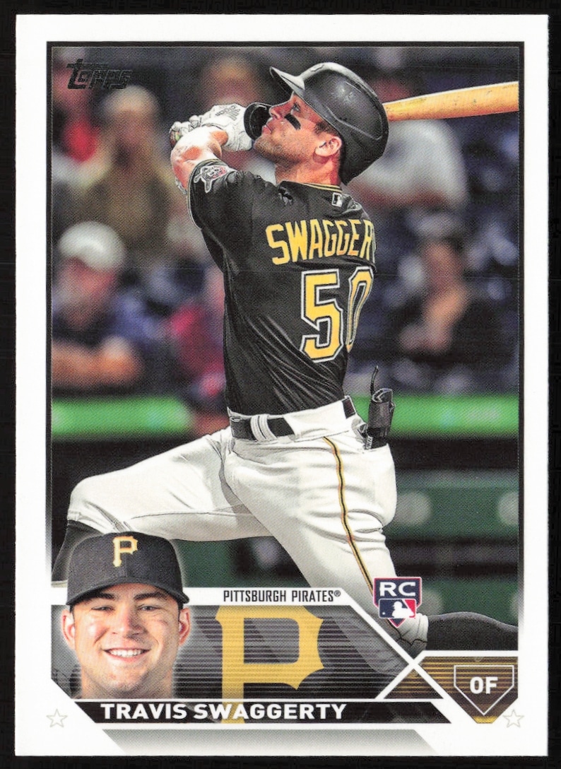 Travis Swaggerty 2023 Topps Series 1 #67 Card Front, Baseball Card Image