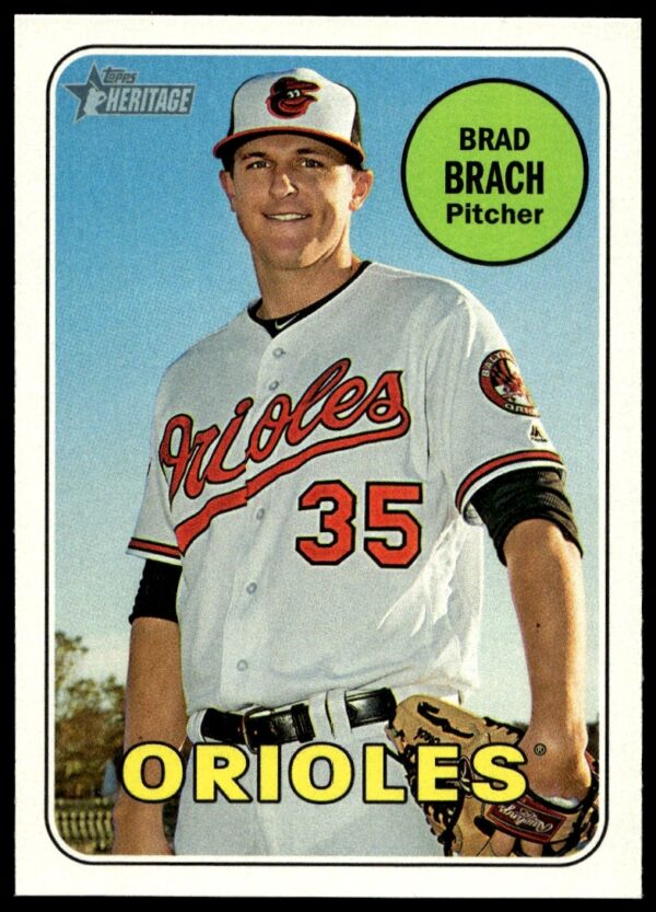 2018 Topps Heritage Brad Brach #371 (Front)