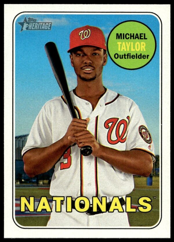 2018 Topps Heritage Michael Taylor #372 (Front)
