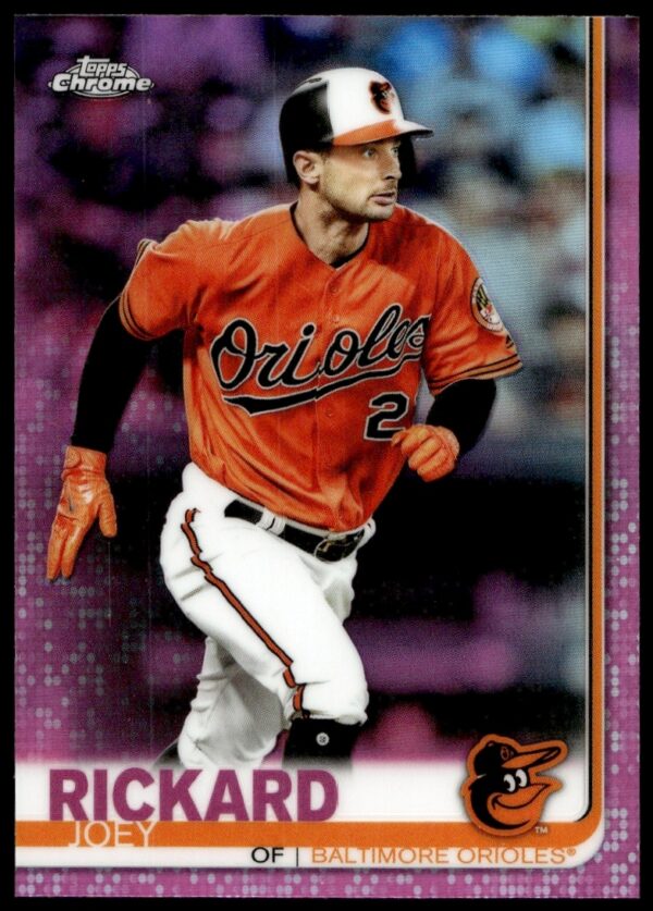 2019 Topps Chrome Joey Rickard Pink Refractor #60 (Front)