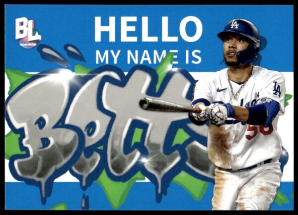 2023 Topps Big League Mookie Betts Roll Call Wildstyle Edition #RC-1 (Front)