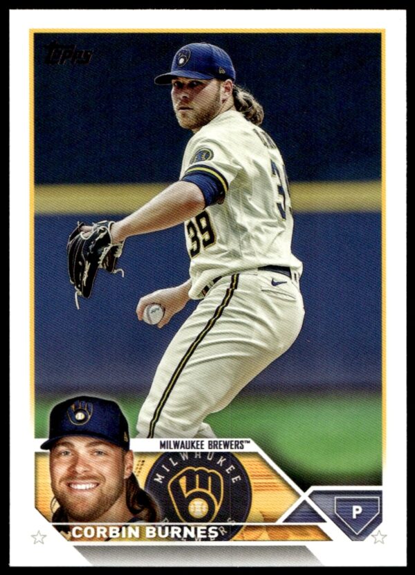 2023 Topps Series 1 Corbin Burnes #225 (Front)