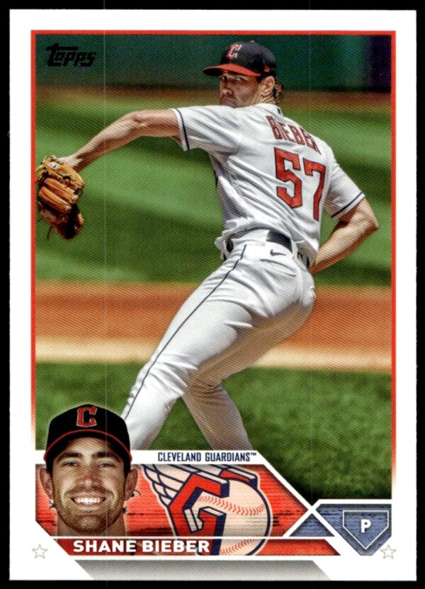 2023 Topps Series 1 Shane Bieber #298 (Front)