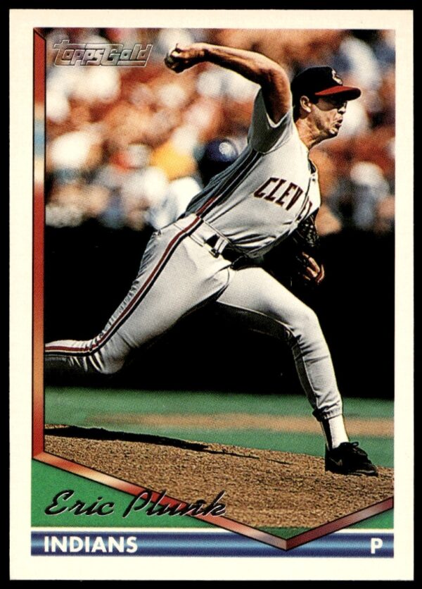 1994 Topps Gold Eric Plunk #577 (Front)