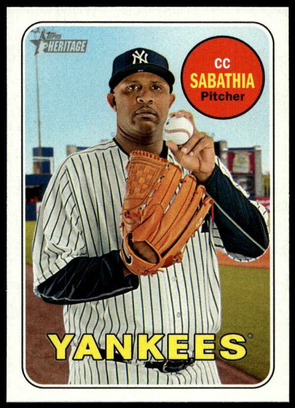 2018 Topps Heritage CC Sabathia #248 (Front)