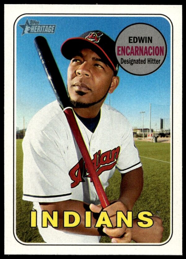 2018 Topps Heritage Edwin Encarnacion #325 (Front)