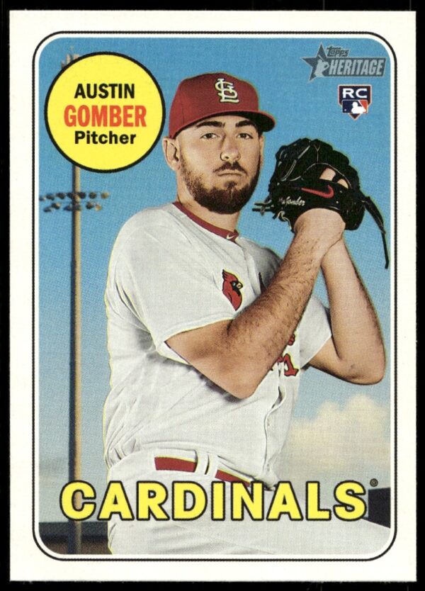 2018 Topps Heritage High Number Austin Gomber #619 (Front)