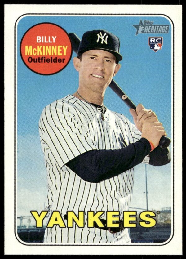 2018 Topps Heritage High Number Billy McKinney #663 (Front)