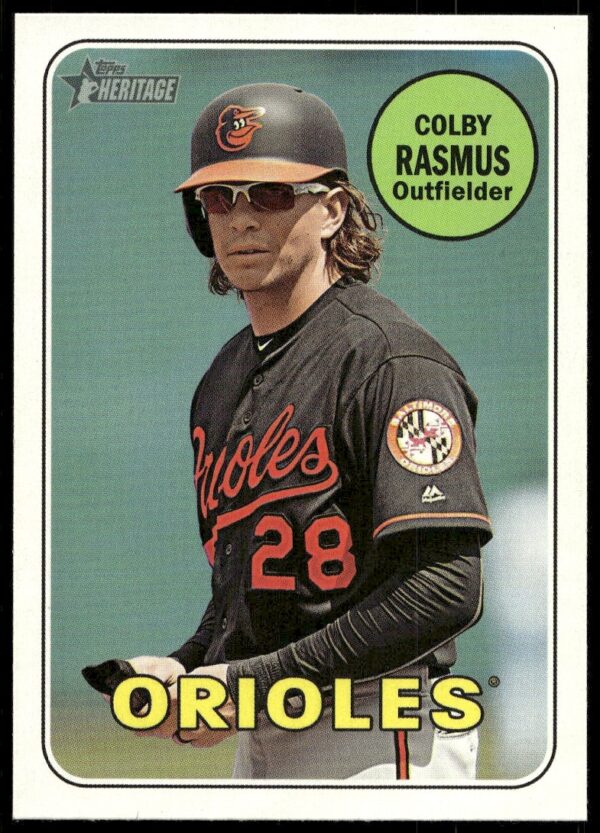 2018 Topps Heritage High Number Colby Rasmus #675 (Front)