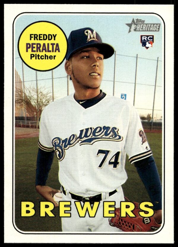 2018 Topps Heritage High Number Freddy Peralta #541 (Front)