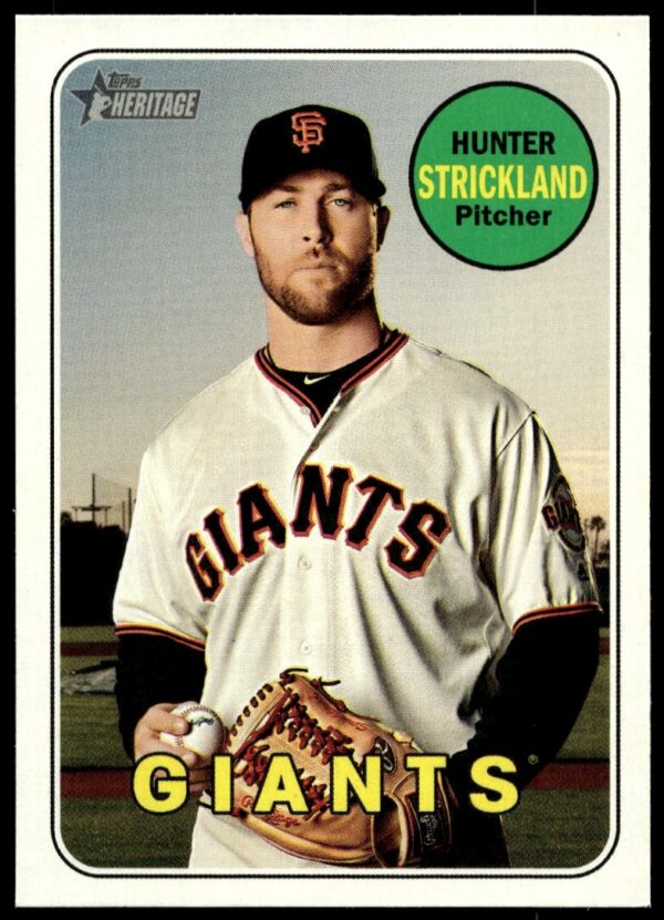 2018 Topps Heritage High Number Hunter Strickland #515 (Front)