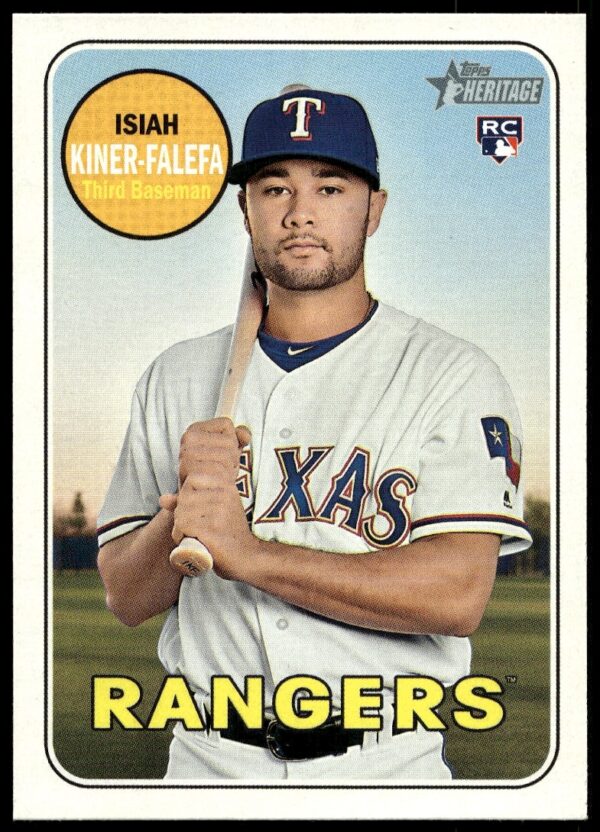 2018 Topps Heritage High Number Isiah Kiner-Falefa #674 (Front)