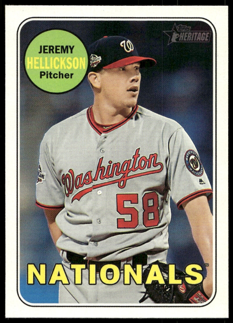2018 Topps Heritage High Number Jeremy Hellickson #667 (Front)
