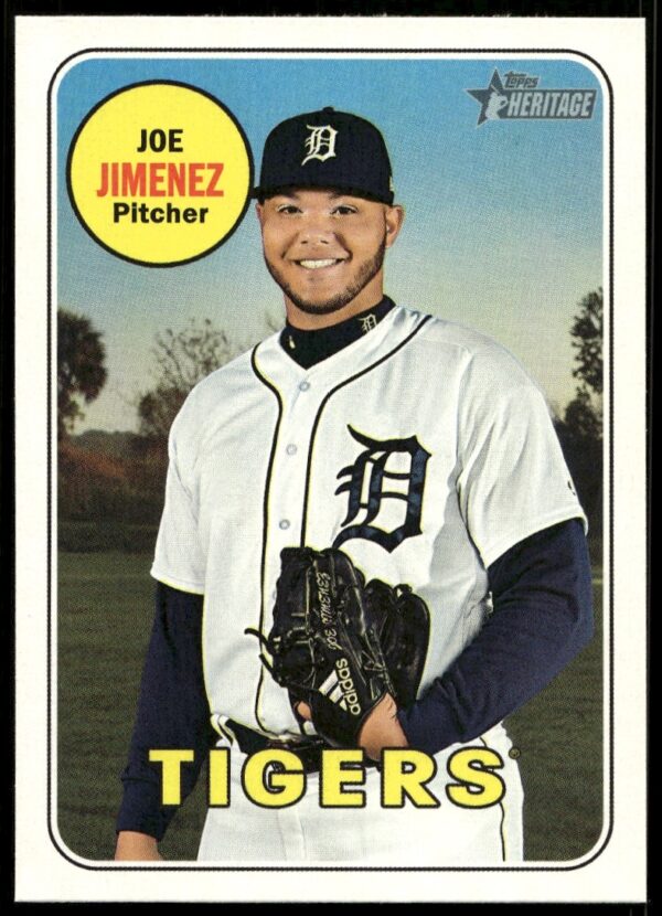 2018 Topps Heritage High Number Joe Jimenez #637 (Front)