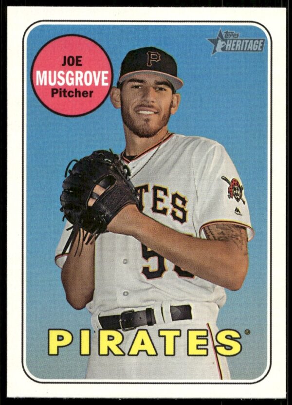 2018 Topps Heritage High Number Joe Musgrove #672 (Front)