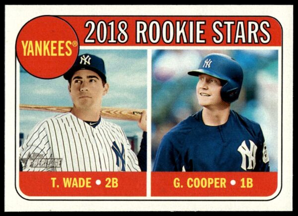 2018 Topps Heritage Tyler Wade / Garrett Cooper #321 (Front)