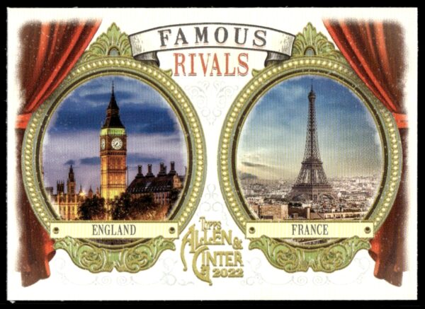 2022 Topps Allen & Ginter England / France Famous Rivals #FR-8 (Front)