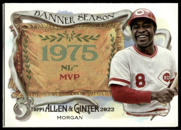 2022 Topps Allen & Ginter Joe Morgan Banner Seasons #BS-4 (Front)