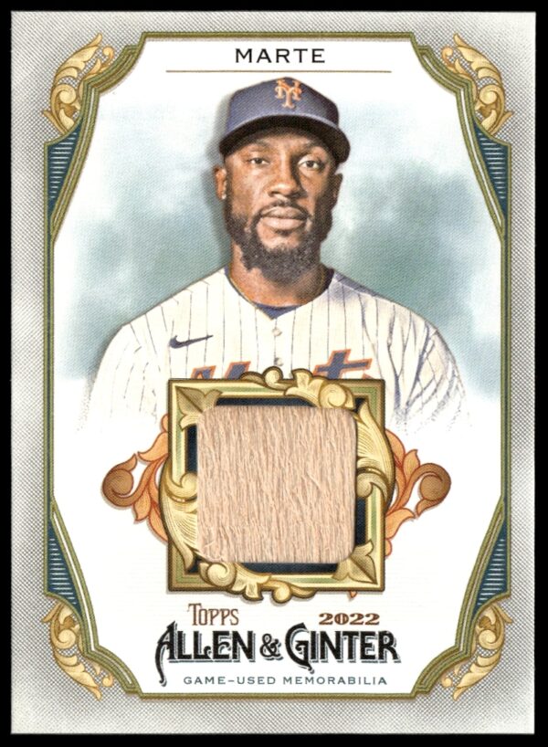 2022 Topps Allen & Ginter Starling Marte Full-Size Relics B Design #AGRB-SM (Front)