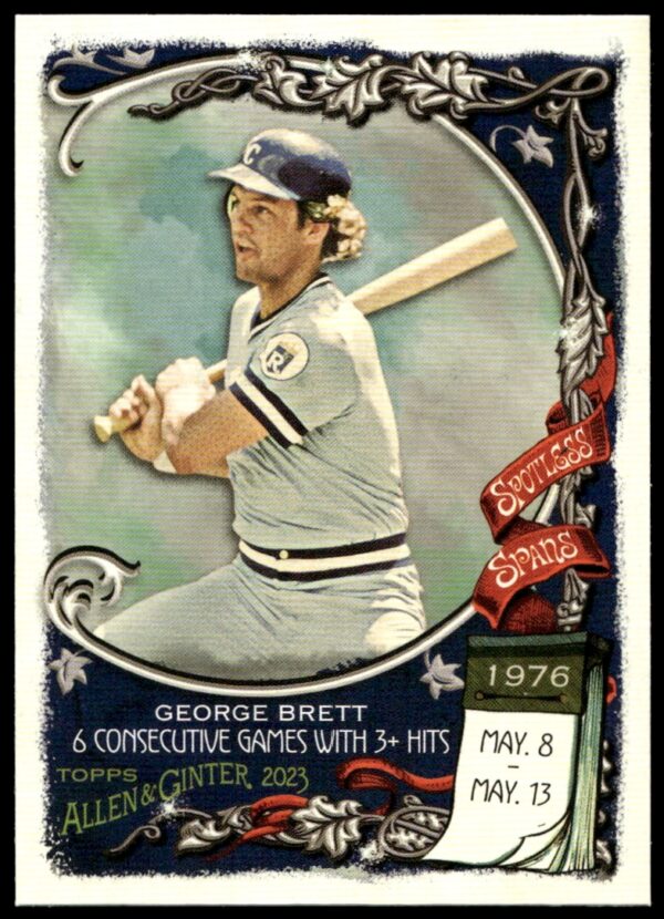 2023 Topps Allen & Ginter George Brett Spotless Spans #SS-14 (Front)