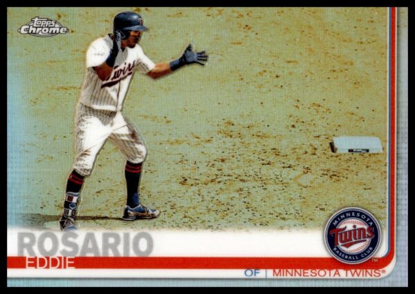 2019 Topps Chrome Eddie Rosario Rainbow Foil #258 (Front)