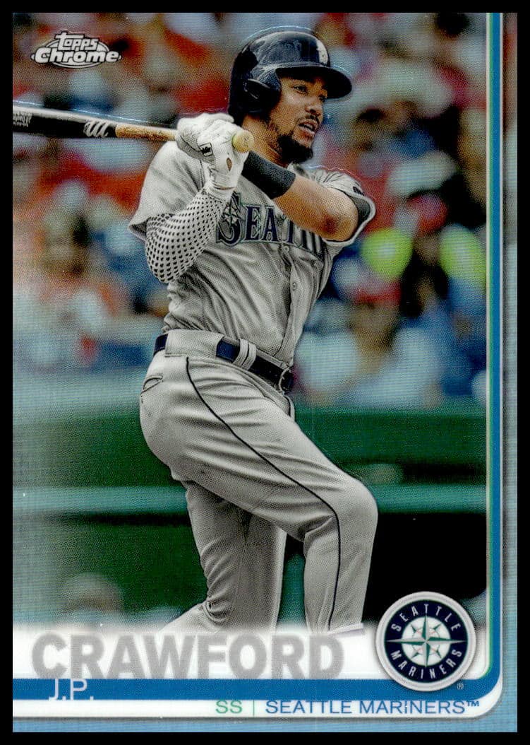 2019 Topps Chrome J.P. Crawford Rainbow Foil #15 (Front)