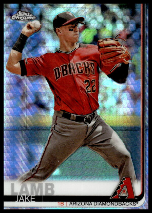 2019 Topps Chrome Jake Lamb Prism Refractor #116 (Front)