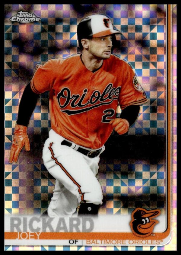 2019 Topps Chrome Joey Rickard X-Fractor #60 (Front)