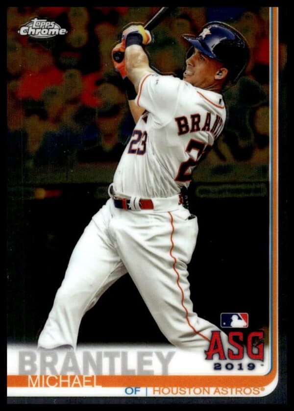 2019 Topps Chrome Michael Brantley #80 (Front)