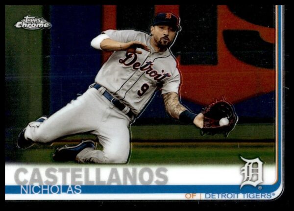 2019 Topps Chrome Nicholas Castellanos #95 (Front)
